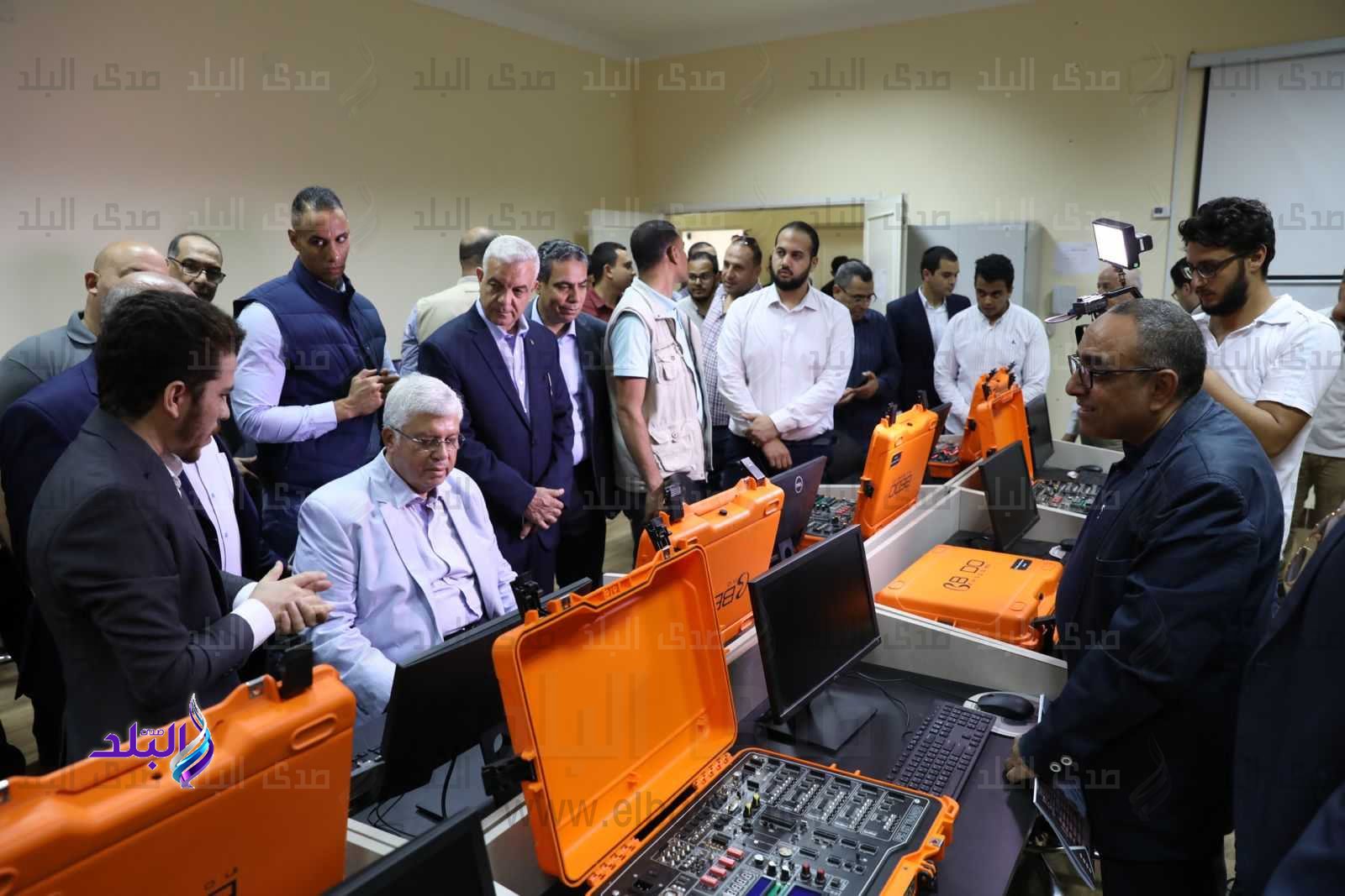 وزير التعليم العالي يتفقد جامعة الدلتا التكنولوجية بقويسنا