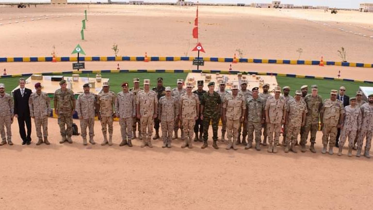 صورة من التدريب العسكري