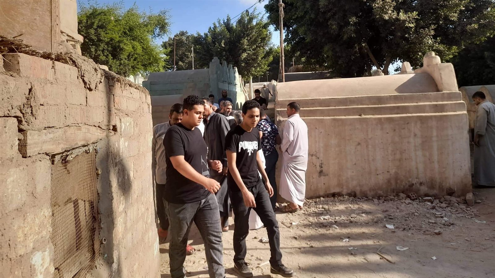 جانب من تشييع جثمان الدكتور فكري طنطاوي 