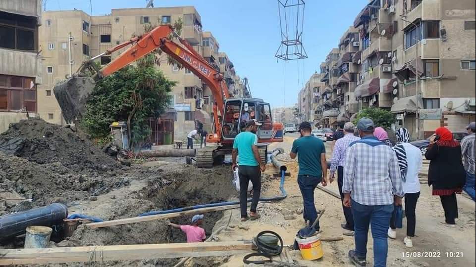 رفع كفاءة الصرف الصحي بحي الضواحي ببورسعيد رفع كفاءة الصرف الصحي بحي الضواحي ببورسعيد