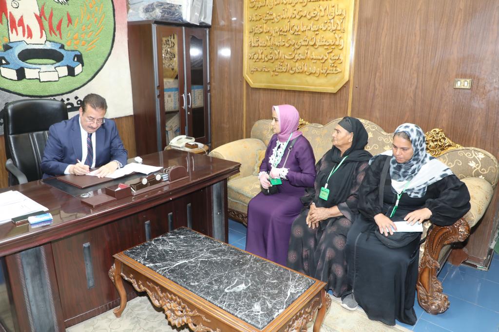 لقاء محافظ المنوفية 