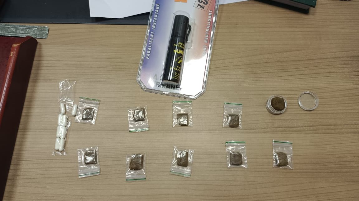 صورة من الضبطية 