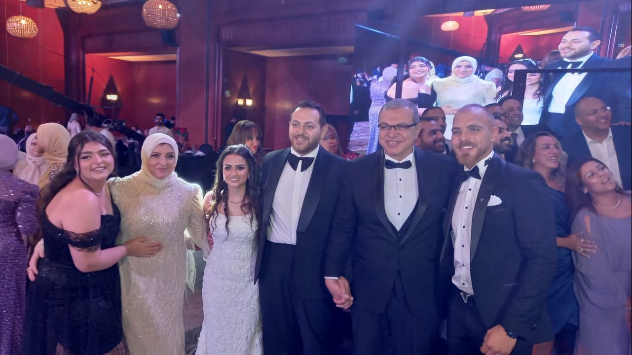 زفاف نجل وزير القوي العاملة السابق 