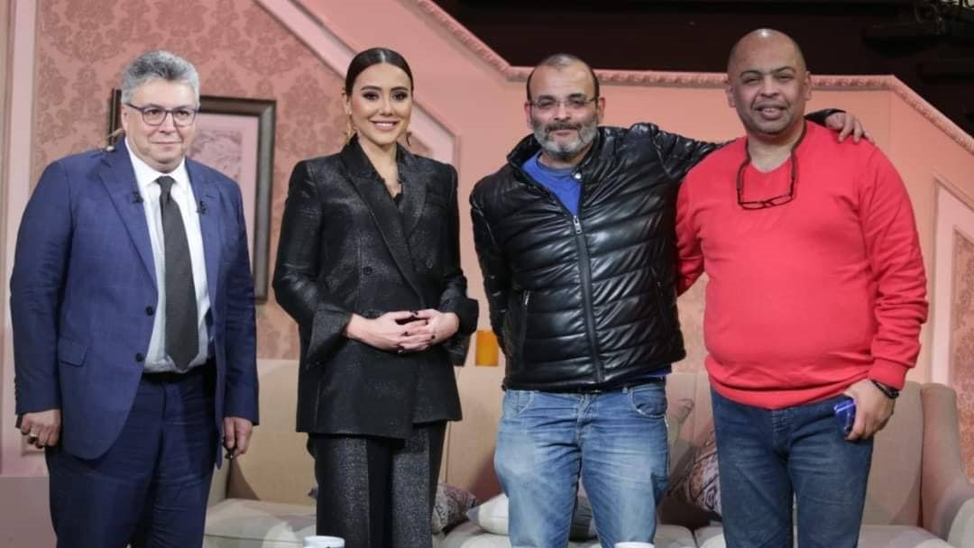 أيمن بهجت وأمين العسال فى أحد البرامج