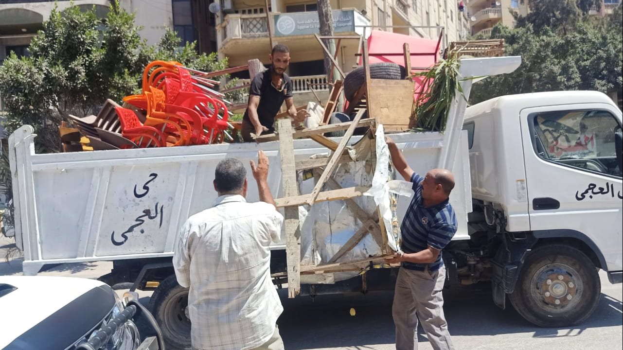 حملات مكبرة بجميع أحياء الإسكندرية