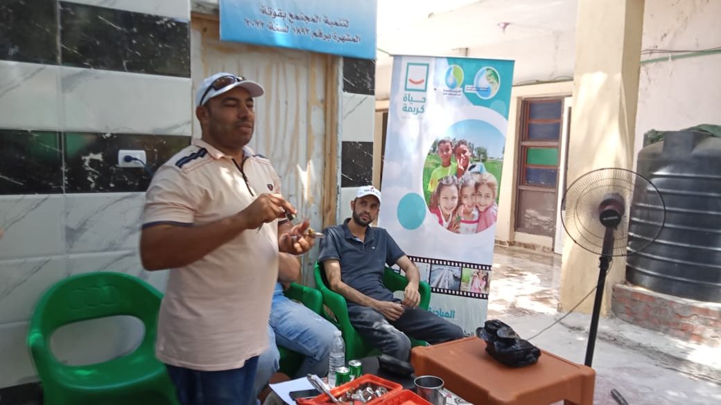 أثناء الندوة والتدريبات