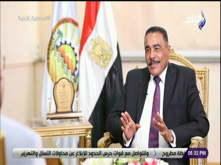 اللواء خالد شعيب محافظ مطروح