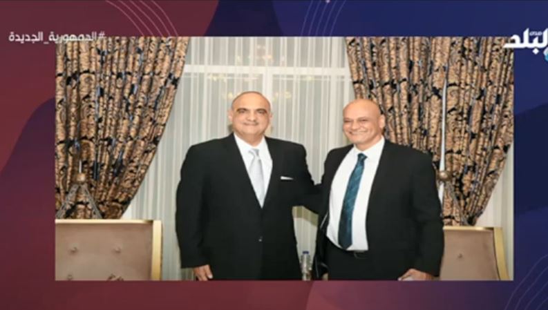 الإعلامي خالد ميري مع رئيس الوزراء الأردني