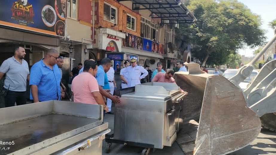 الحملات في شوارع الجيزة 