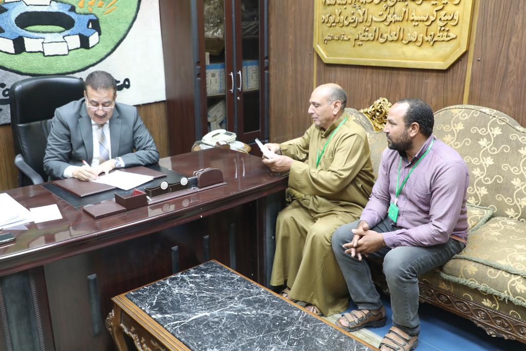 لقاء محافظ المنوفية 