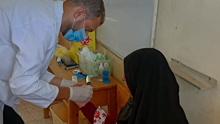 الكشف الطبي من خلال القافلة 