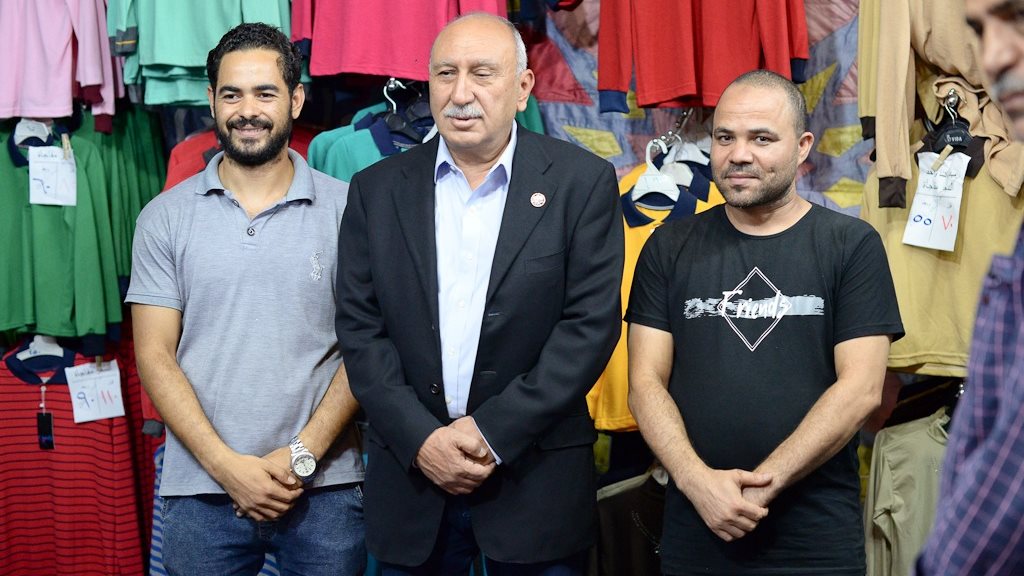 جولة تفقدية لرئيس الغرفة التجارية بالإسماعيلية لمعرض اهلا مد