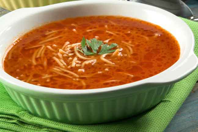 شوربة-الطماطم-بالشعرية