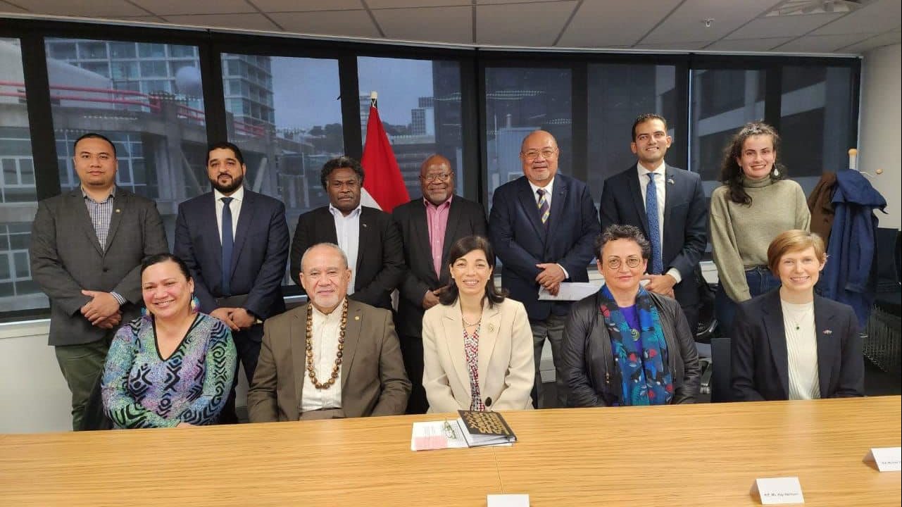 سفارة مصر بنيوزيلندا تعقد اجتماع مع سفراء جزر المحيط الهادي