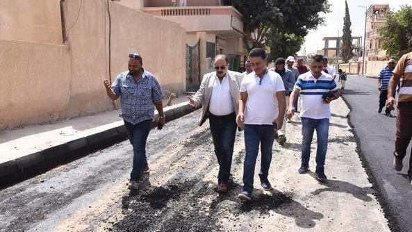 رصف شوارع مطروح