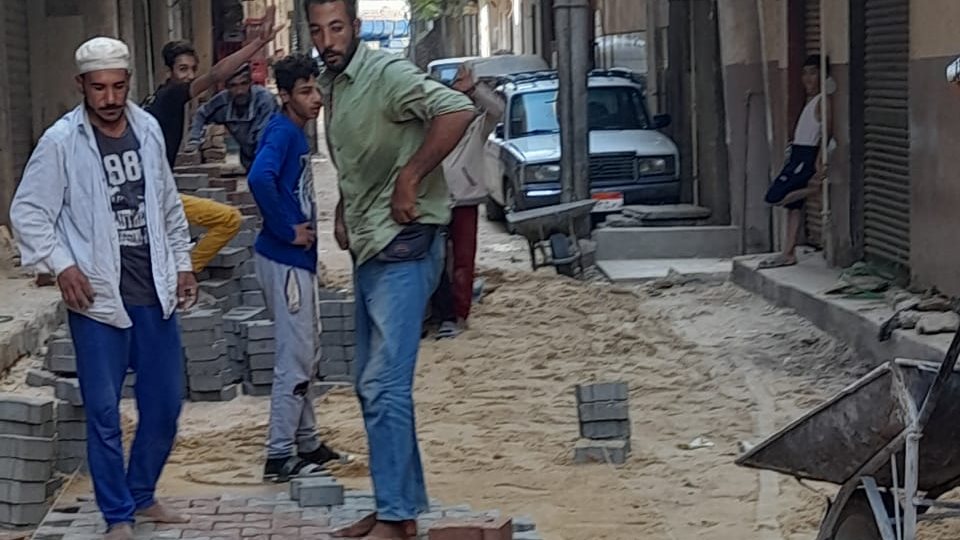 تركيب انترلوك بشوارع أسيوط 
