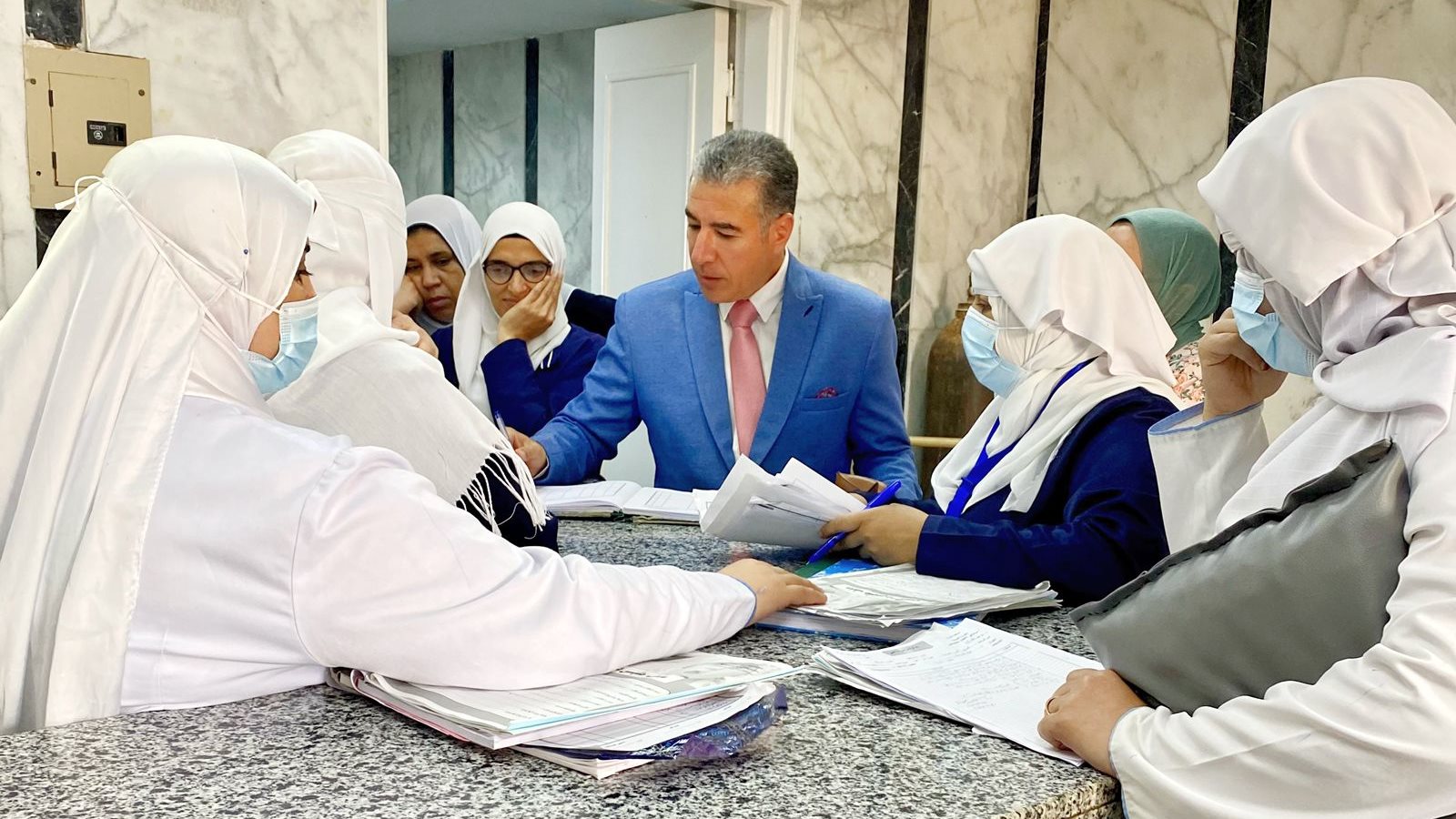 مدير الطب العلاجى يتفقد مستشفى الاطفال 