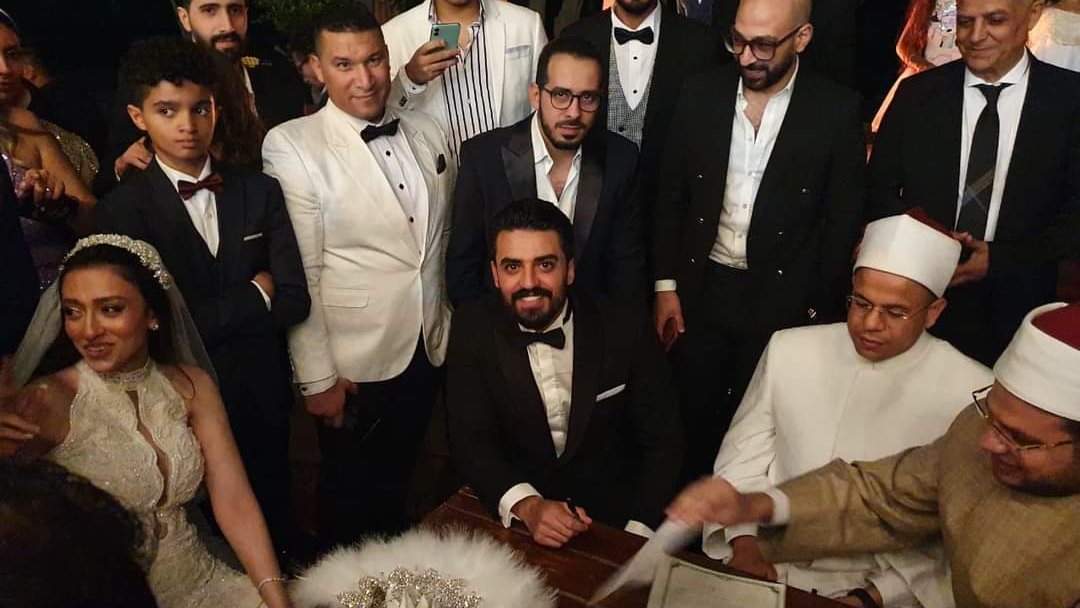 عقد قران إسلام جمال 