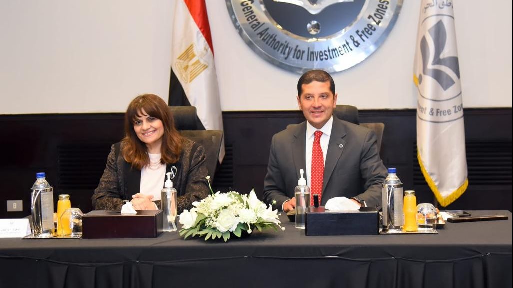 وزيرة الهجرة سها جندي