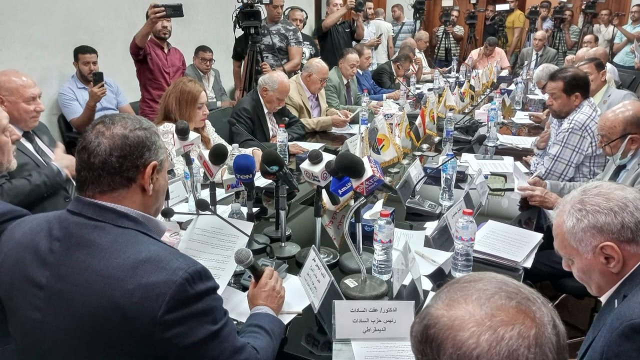 اجتماع تحالف الأحزاب المصرية 