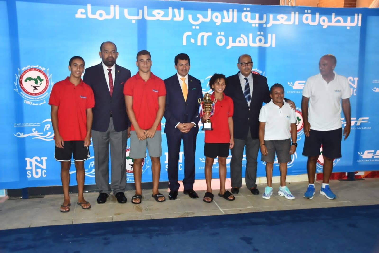 وزير الشباب والرياضة يشهد ختام منافسات البطولة العربية الأول