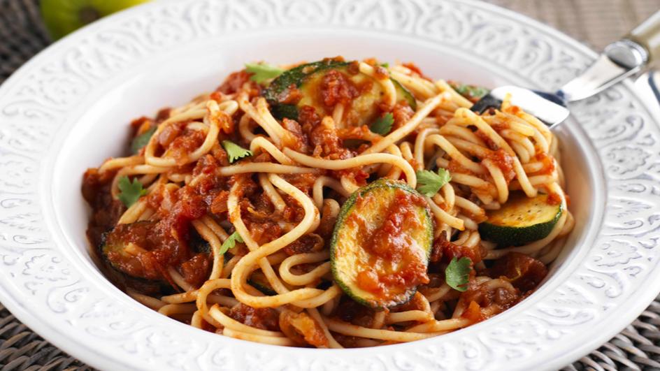 كوسة بالمكرونة