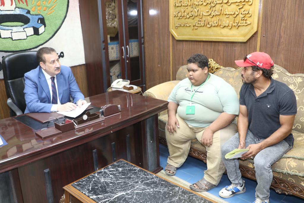 لقاء محافظ المنوفية