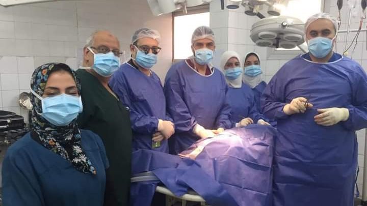 اطباء مستشفي المنشاوي بطنطا 