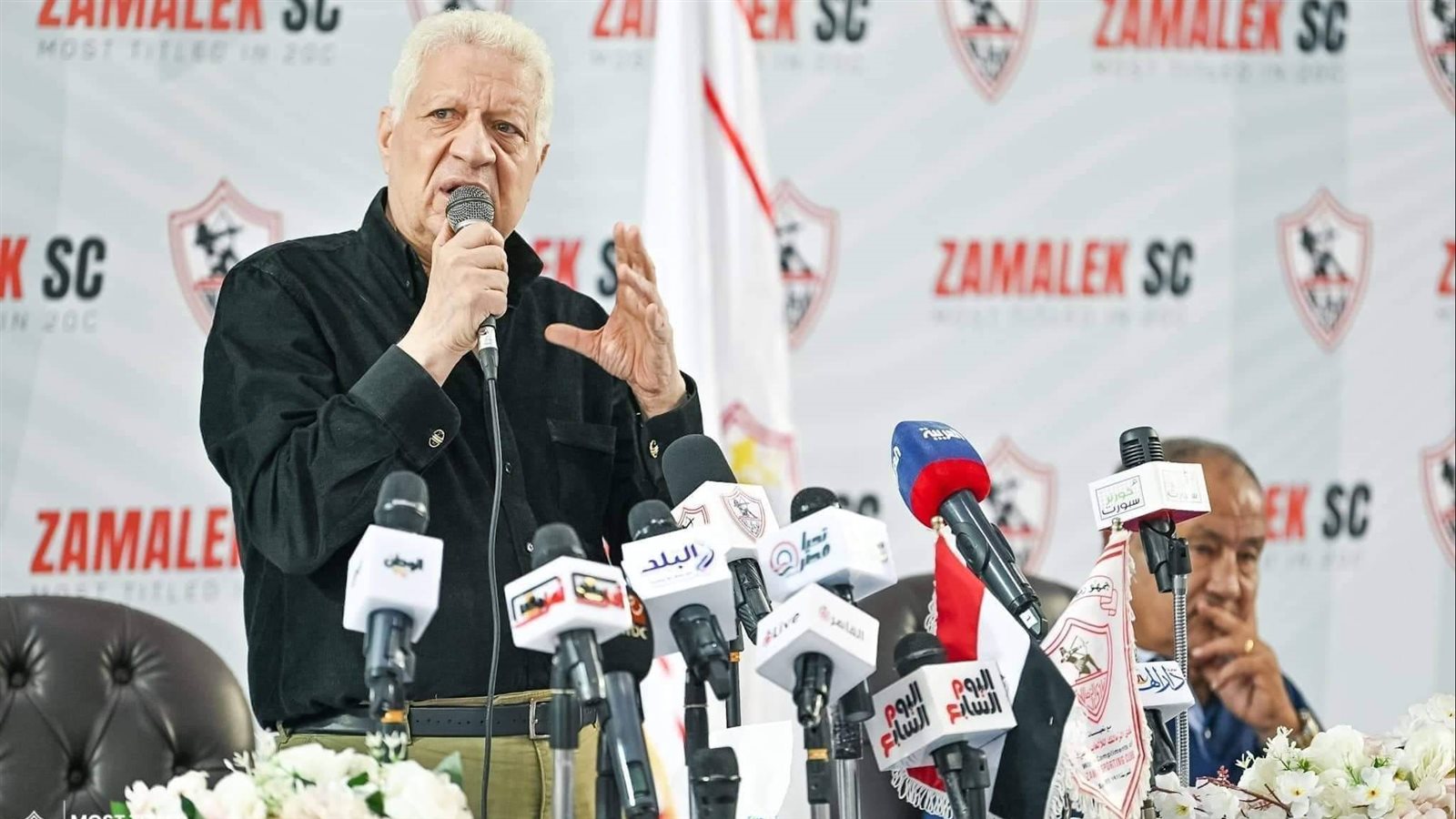 مرتضى منصور رئيس نادي الزمالك