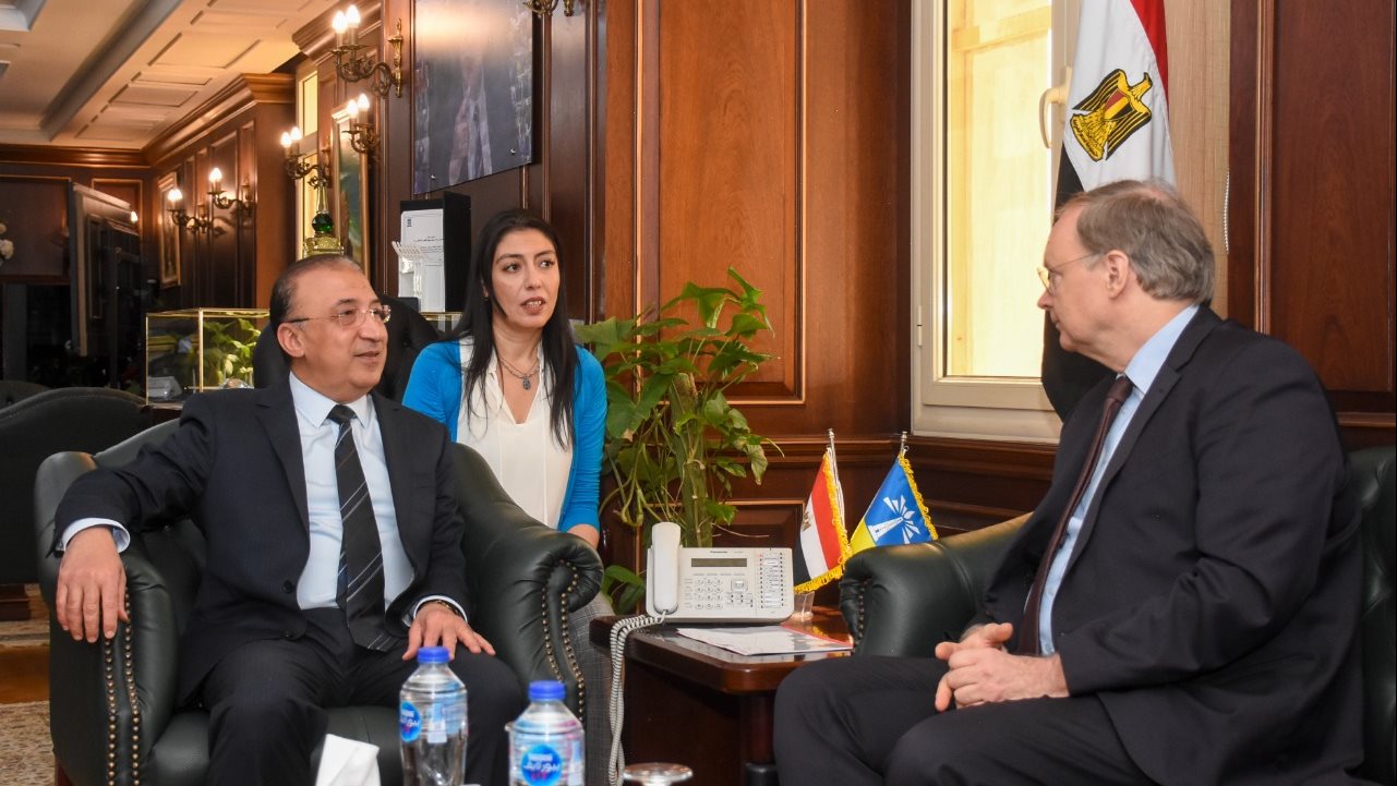 لقاء بين محافظ الإسكندرية وسفير الاتحاد الأوروبي 