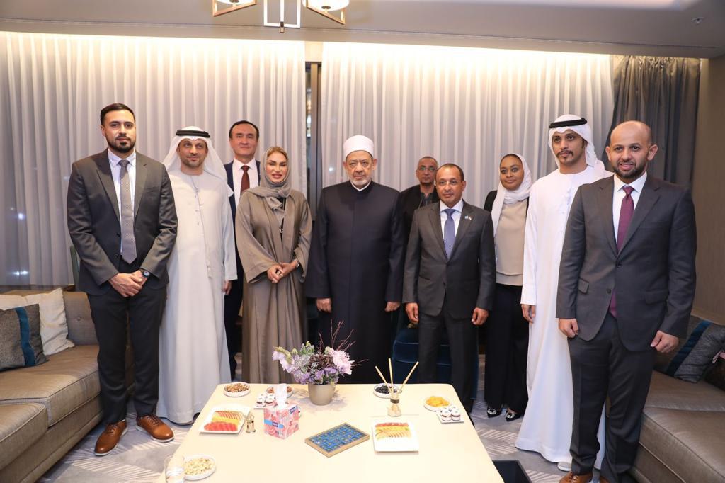 شيخ الأزهر في كازاخستان مع الوفد الإماراتي 