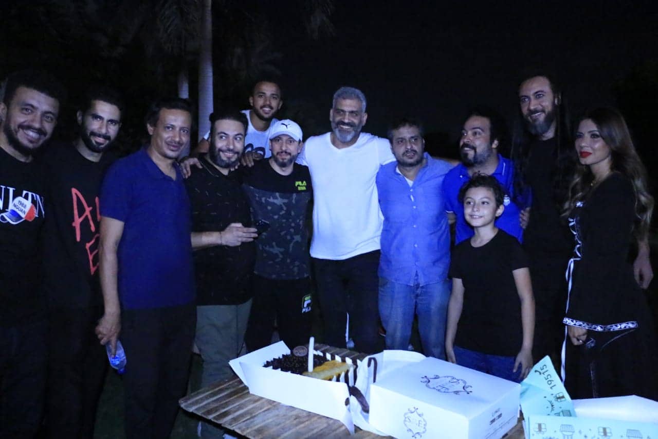 صورة من الاحتفال بعيد ميلاد هاني عادل