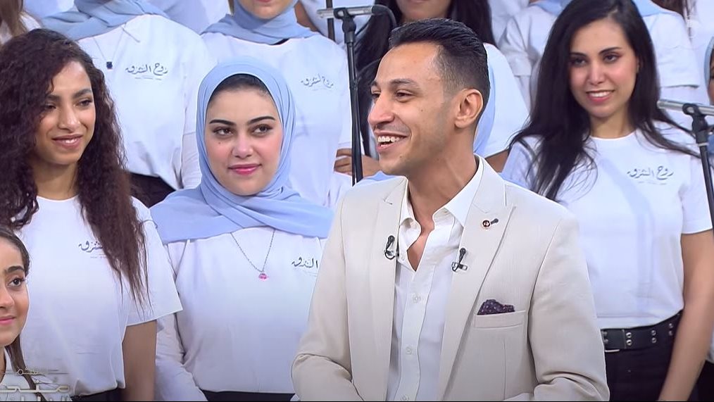  محمود محسن، مايسترو كورال روح الشرق