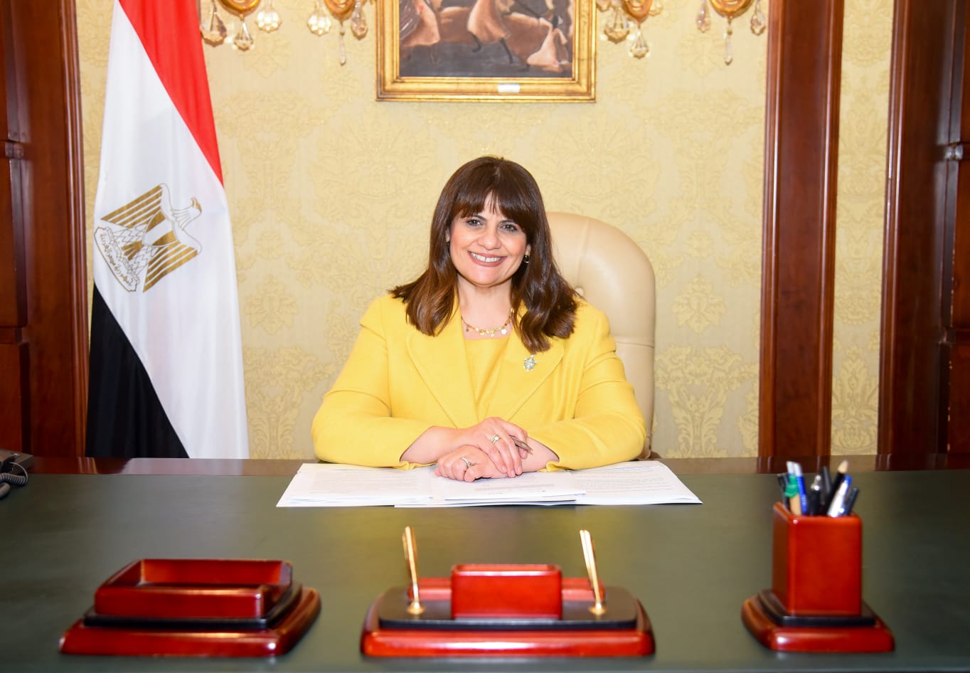 وزيرة الهجرة