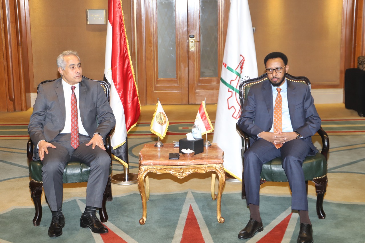 وزير القوى العاملة ونظيره الصومالى