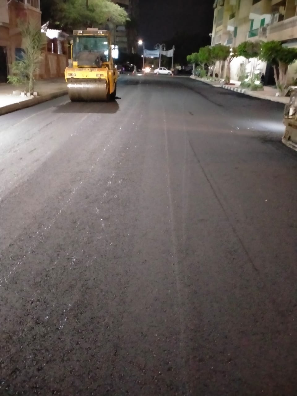 رصف شوارع حي شرق الإسكندرية
