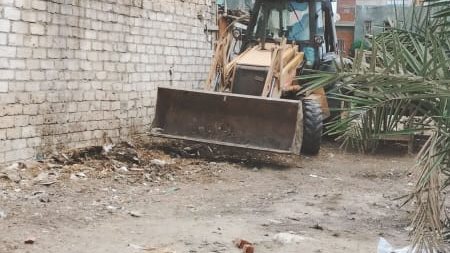 إزالة التعديات على أراضي أملاك الدولة في الإسكندرية