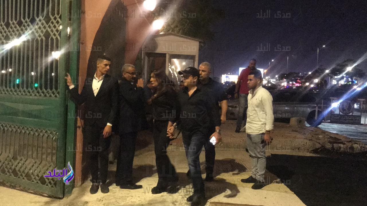 عزاء زوجة خالد زكى
