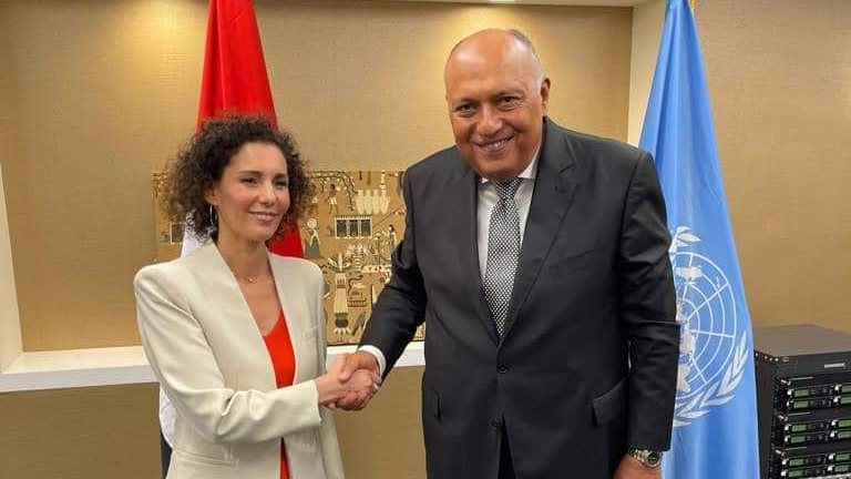 شكري ونظيرته البلجيكية