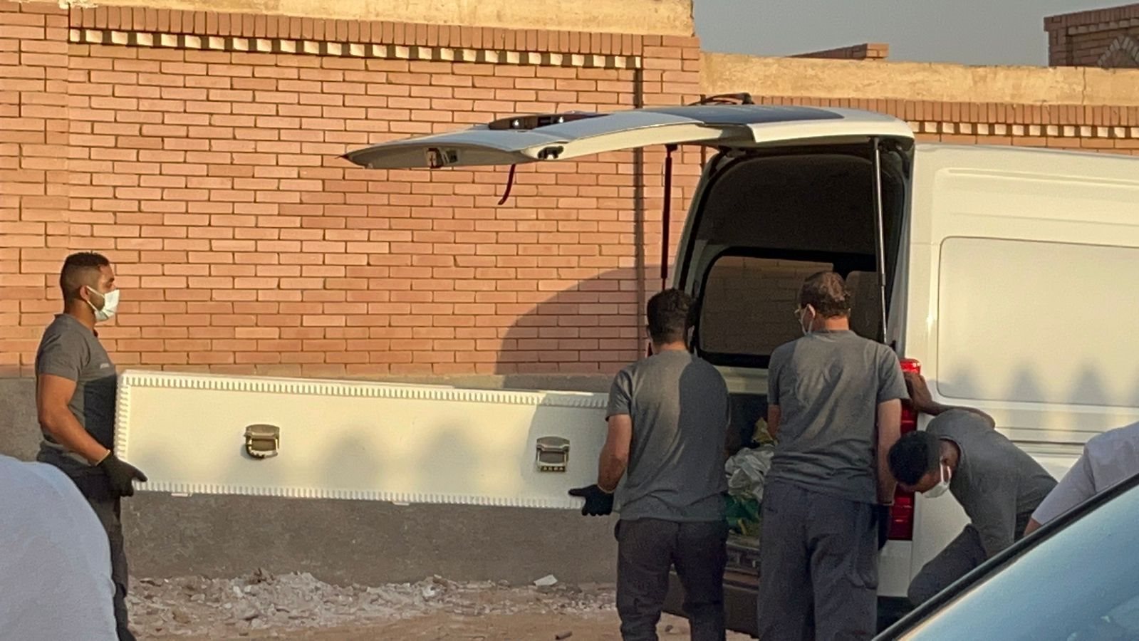 صورة من الجنازة