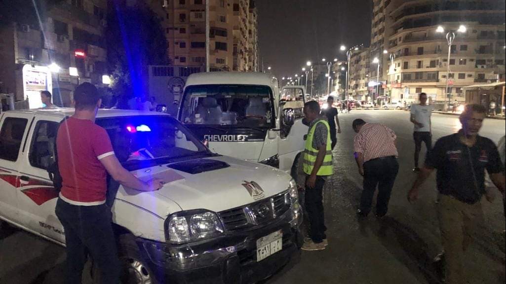 الحملات في شوارع الجيزة 