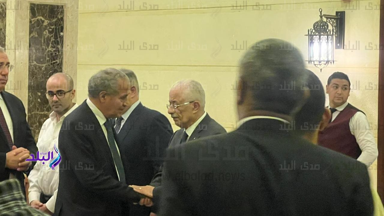 عزاء زوجة طارق شوقي وزير التربية والتعليم السابق