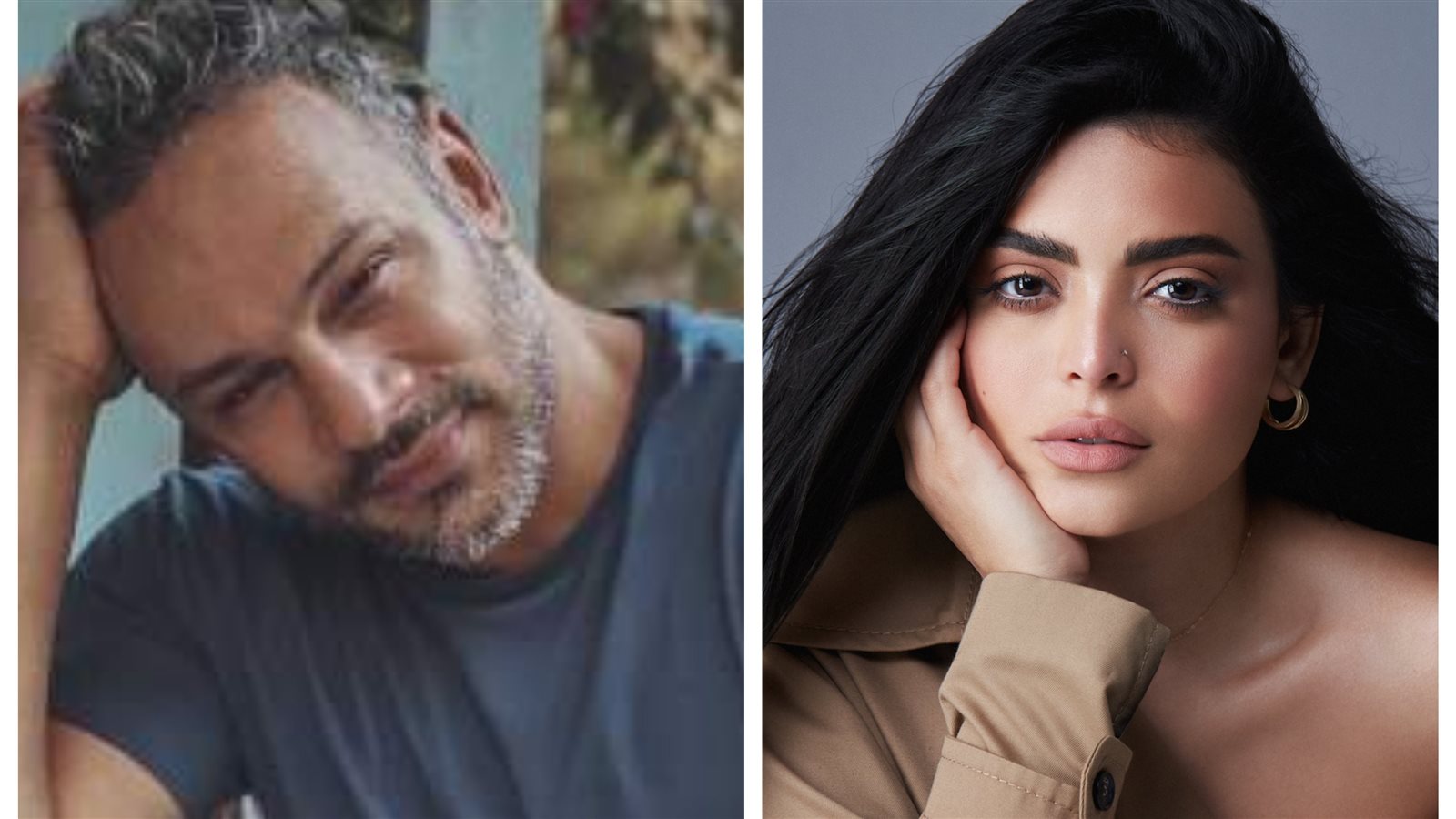 أسماء جلال ومحمد عطية 