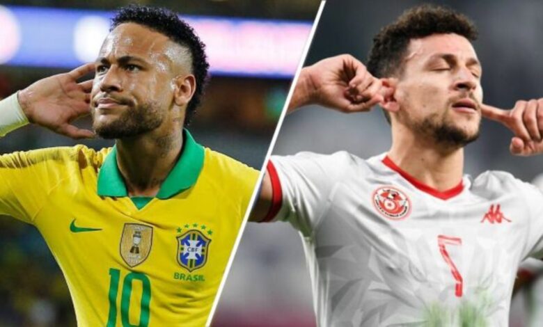 تونس ضد البرازيل