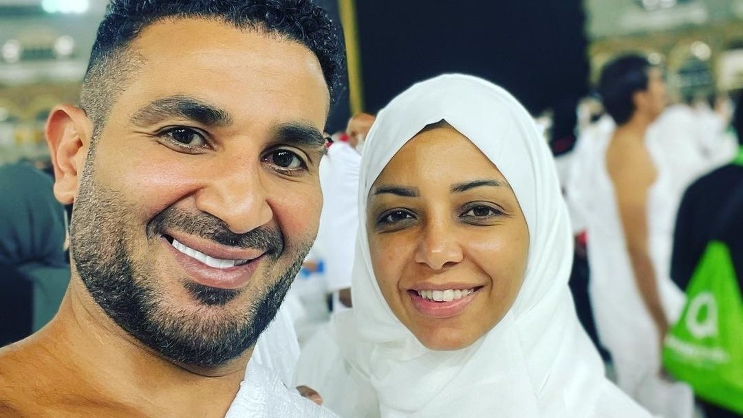 احمد سعد وزوجته
