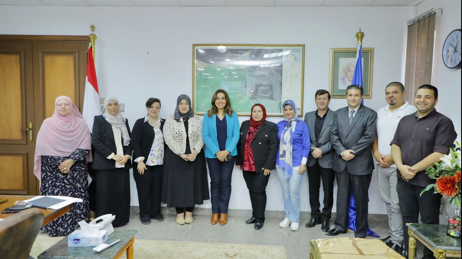 منال عوض محافظ دمياط