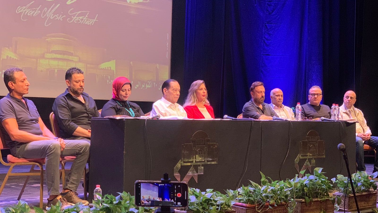 المؤتمر الصحفي لمهرجان الموسيقى العربية 