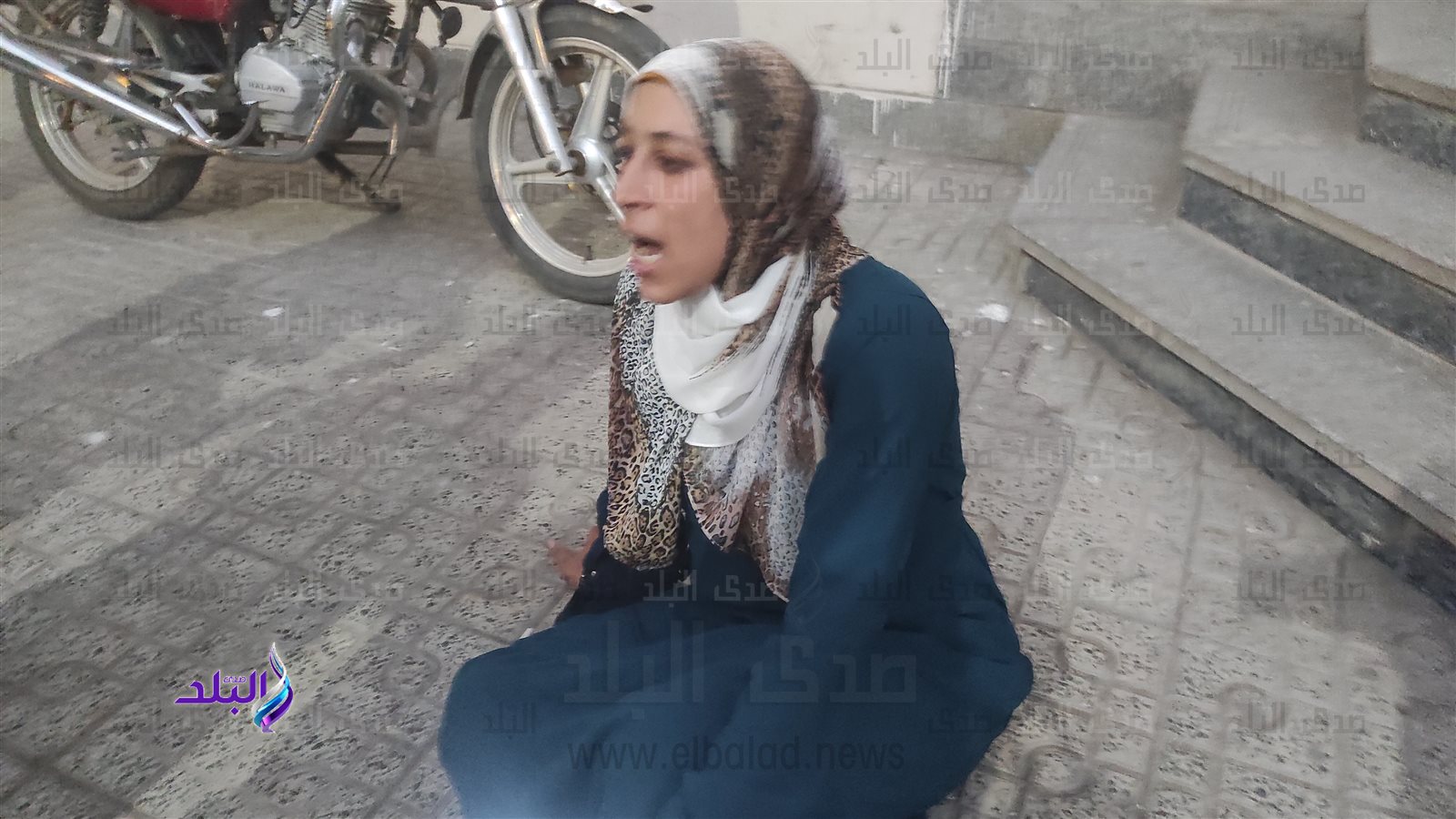 نجلة المجني عليها عقب النطق بالحكم 