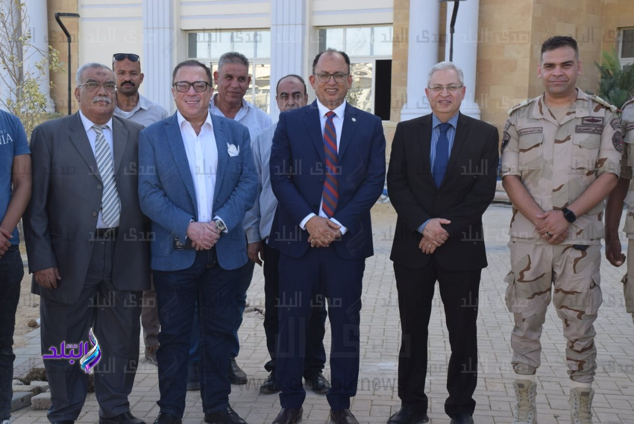 رئيس جامعة حلوان بزيارة تفقدية لجامعة حلوان الأهلية