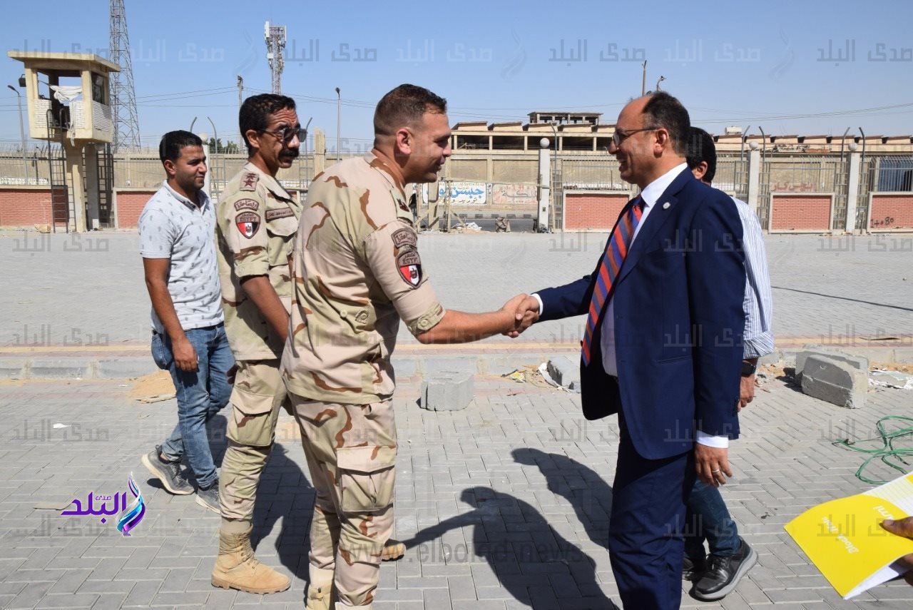 رئيس جامعة حلوان بزيارة تفقدية لجامعة حلوان الأهلية